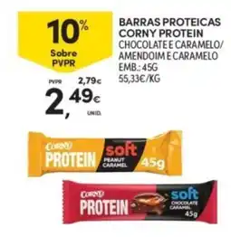 Continente Corny protein soft promoção