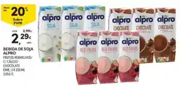 Continente Bebida de soja alpro promoção