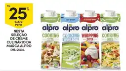Continente Creme culinário da marca alpro promoção