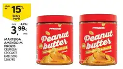 Continente Manteiga amendoim prozis promoção