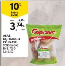 Continente Asas de frango cóprave promoção
