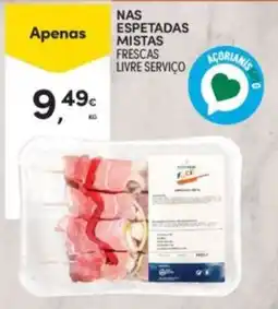 Continente Espetadas mistas frescas promoção