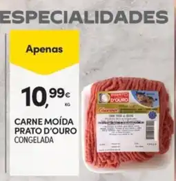 Continente Carne moída prato d'ouro congelada promoção