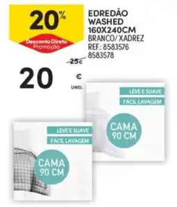 Continente Edredão washed promoção