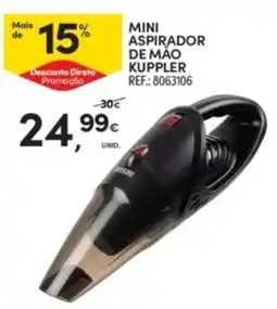 Continente mini aspirador de mão kuppler promoção