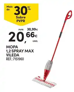 Continente Mopa 1,2 spray max vileda promoção