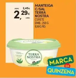 Continente Manteiga c/sal terra nostra promoção