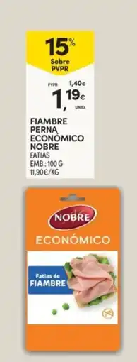 Continente Fiambre perna económico nobre promoção