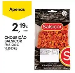 Continente Chourição salsicor promoção