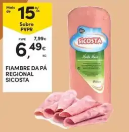 Continente Fiambre da pá regional sicosta promoção