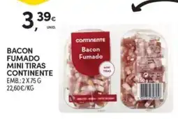 Continente Bacon fumado continente promoção
