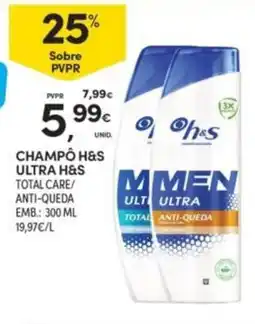 Continente Champô h&s ultra h&s promoção