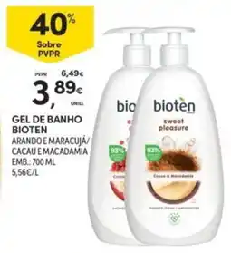 Continente Gel de banho bioten promoção