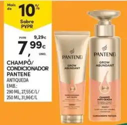 Continente Champô/condicionador pantene antiqueda promoção