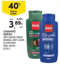Continente Champô kerzo anti-cáí normal/anti-casca & comichão promoção