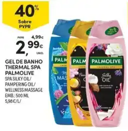 Continente Gel de banho thermal spa palmolive promoção