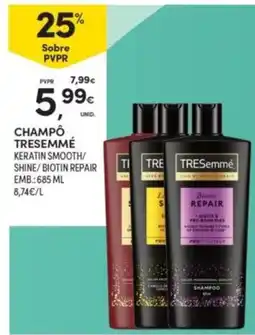 Continente Champô tresemmé keratin smooth/shine/biotin repair promoção