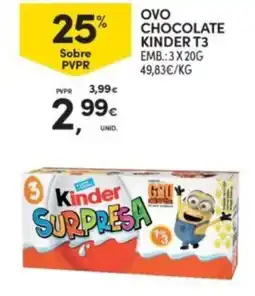 Continente kinder surpresa promoção