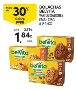 Continente Bolachas belVita vários sabores promoção