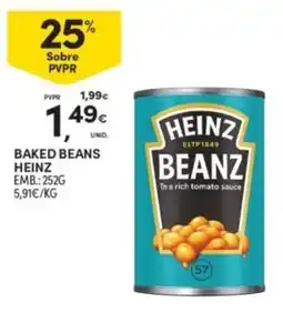 Continente Baked beans heinz promoção