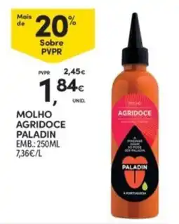 Continente molho agridoce paladin promoção