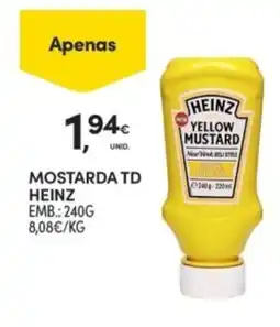Continente Mostarda td heinz promoção