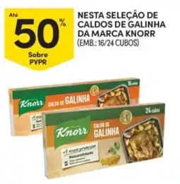 Continente Caldo de galinha knorr promoção