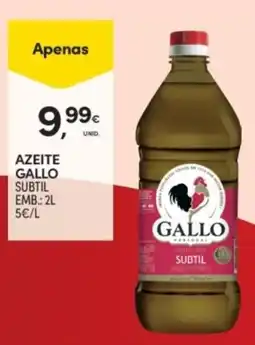 Continente Azeite gallo subtil promoção