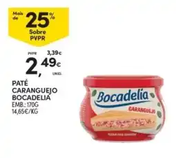 Continente Paté caranguejo bocadella promoção