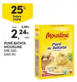 Continente puré batata mousline promoção