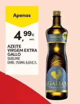 Continente azeite virgem extra gallo sublime promoção