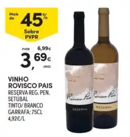 Continente vinho rovisco pais promoção