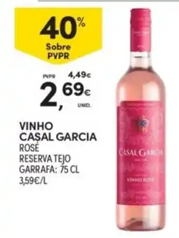 Continente vinho casal garcia rosé promoção
