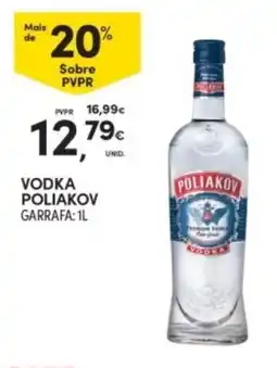 Continente Vodka Poliakov promoção