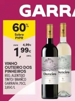 Continente Vinho outeiro dos pinheiros promoção