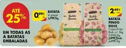 Pingo Doce Batata Pingo Doce promoção
