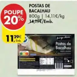 Pingo Doce Postas de Bacalhau promoção