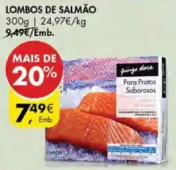Pingo Doce Lombos de salmão pingo doce promoção