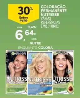 Continente garnier coloração permanente nutrisse promoção