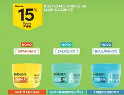 Continente NOS CREMES SORBET DA MARCA GARNIER promoção