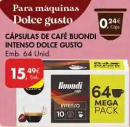 Pingo Doce Cápsulas de café buondi promoção