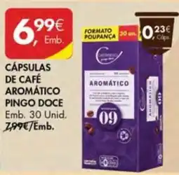 Pingo Doce Cápsulas de café aromático pingo doce promoção