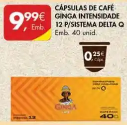 Pingo Doce Cápsulas de café ginga intensidade promoção