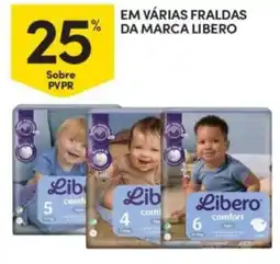 Continente Em várias fraldas da marca libero promoção