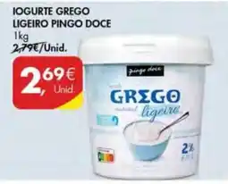 Pingo Doce Iogurte grego ligeiro pingo doce promoção