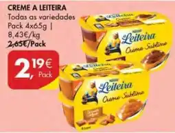 Pingo Doce Creme a leiteira promoção