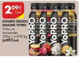 Pingo Doce Iogurte líquido danone yopro promoção