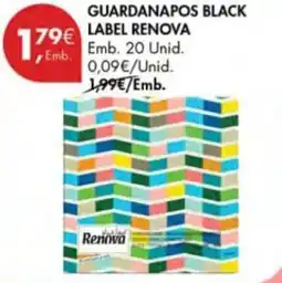 Pingo Doce guardanapos black label renova promoção