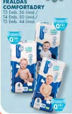 Pingo Doce Fraldas comfort&dry cuida bebe promoção