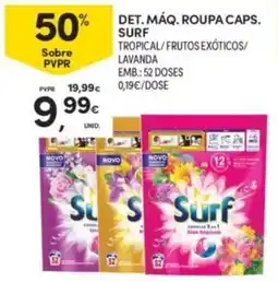 Continente Det. máq. roupa caps. surf tropical/frutos exóticos/lavanda promoção